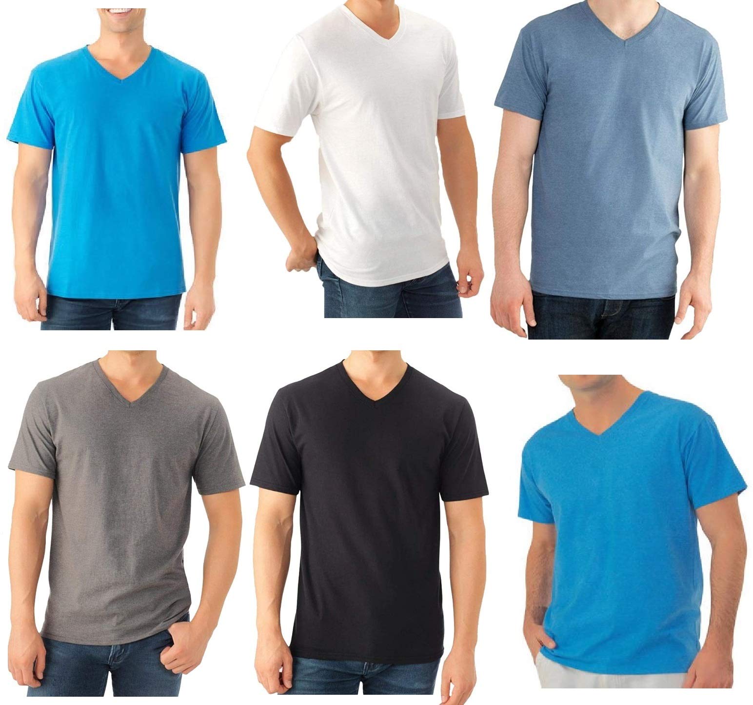 Fruit of the Loom Men's Classic Cotton T-Shirt - Soft Comfort Fit Crewneck Tee for Casual Wear, Gym & Everyday Outfits