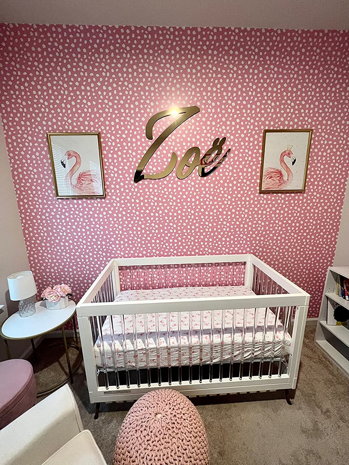 Custom Acrylic Name Sign - Laser Cut Personalized Wall Decor for Living Room, Nursery, Baby Shower & Party - 60