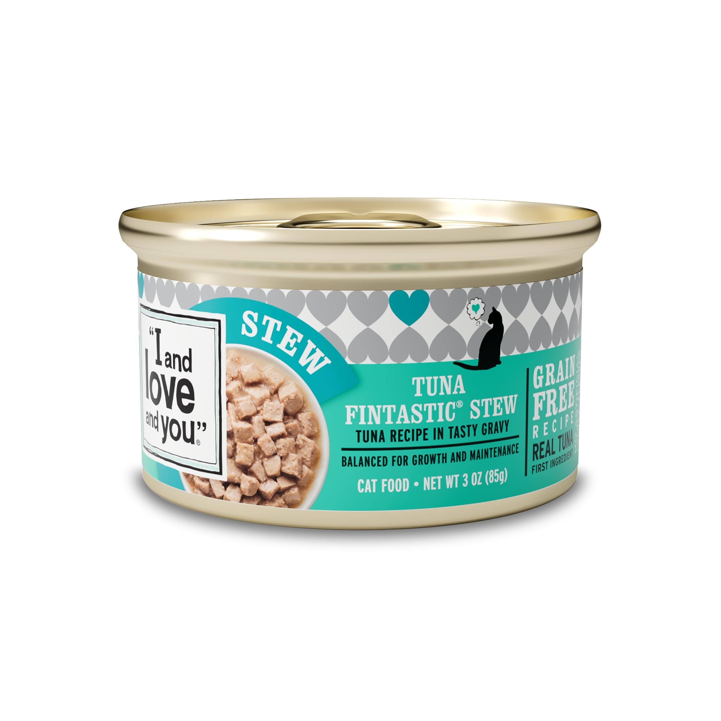 Premium Grain-Free Wet Cat Food - Tuna Fintastic Stew Recipe, No Fillers, 3oz Cans (Pack of 24) | High Protein Meal for Adult & Senior Cats | Perfect for Picky Eaters & Weight Management