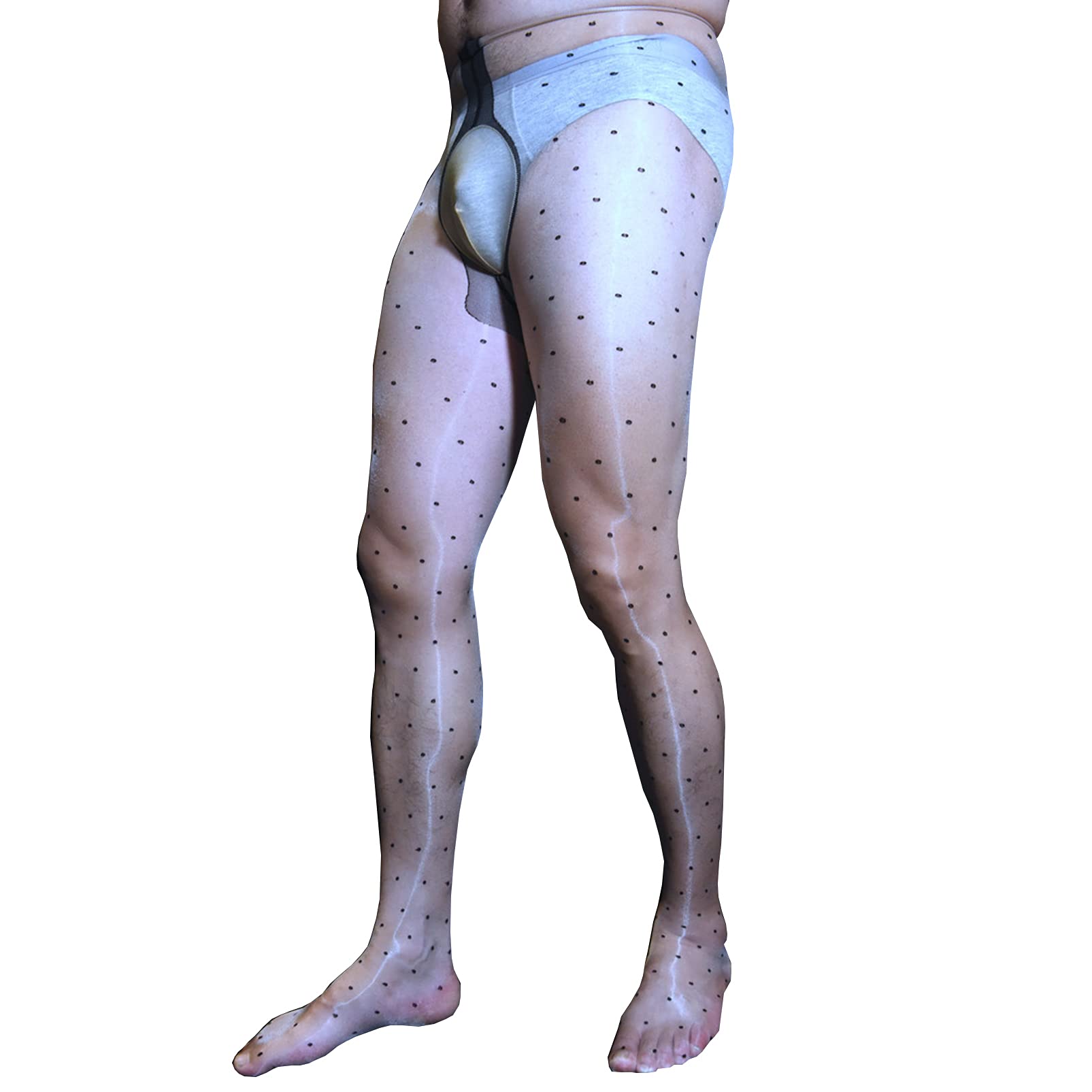 Sexy 1D Ultra-Thin Shiny Glossy Pantyhose for Women - Sheer See-Through Glittery Stockings Silky Underwear - Perfect for Date Night, Cosplay & Special Occasions
