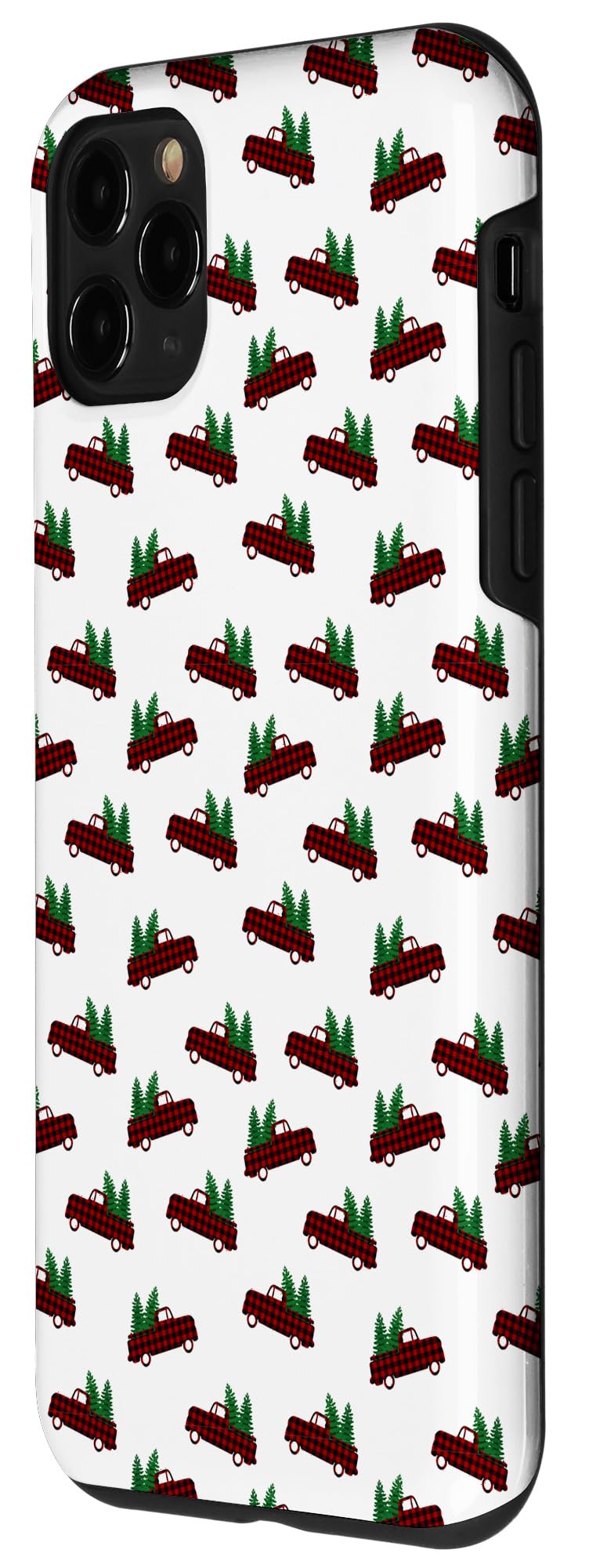 Vintage Truck Design iPhone 11 Pro Case - Christmas Holiday Gift, Tree Pattern Protective Phone Cover for Men & Women | Perfect for Winter Holidays, Family Gatherings & Festive Celebrations