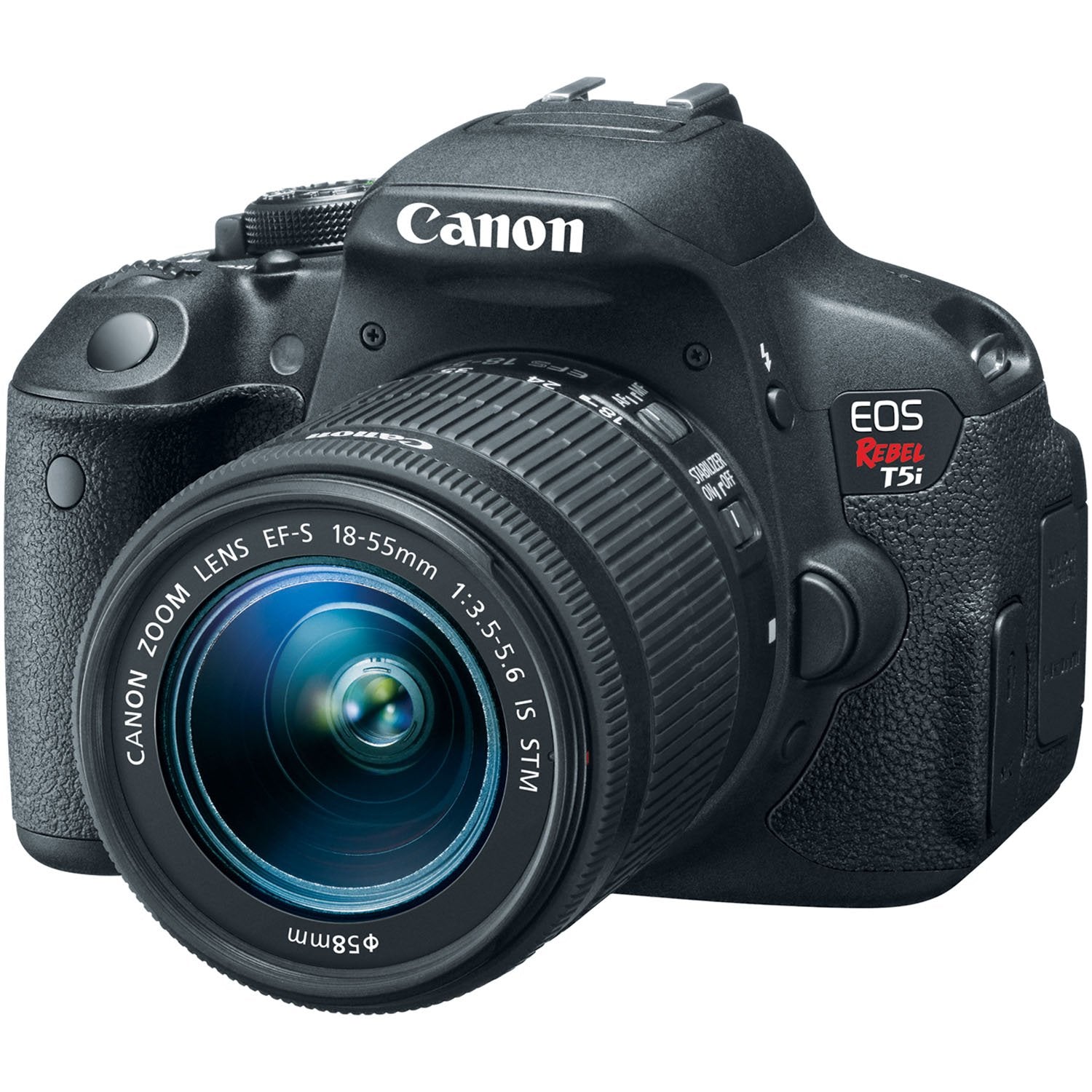 Canon EOS Rebel T5i DSLR Camera with 18-55mm Lens Kit - Professional Photography for Beginners, Travel & Family Portraits