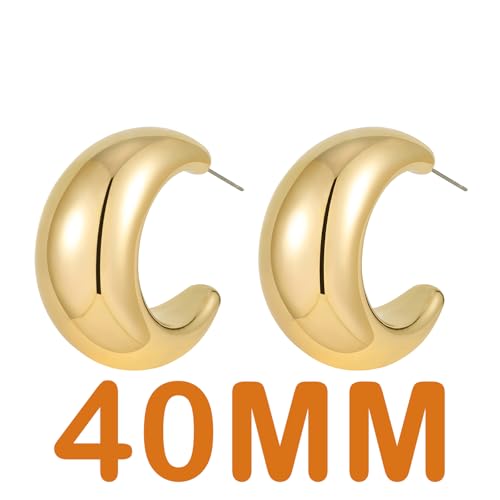 Large Hoop-Gold