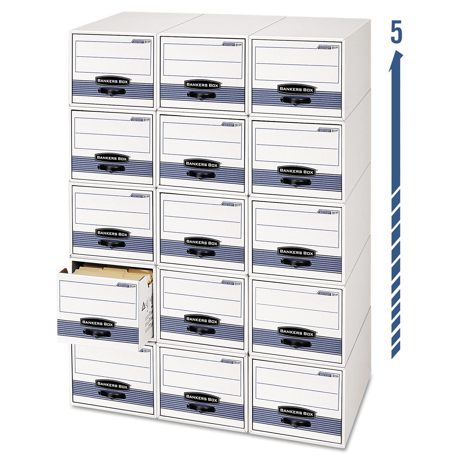 Steel File Drawer - Bankers Box 00302, 9.25x23.5x4.38 Inch - Office Storage Solution