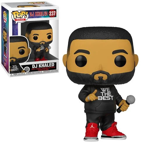 DJ Khaled Funko Pop! Vinyl Figure - Exclusive Collectible Music Merchandise for Fans & Pop Culture Enthusiasts - Perfect for Display, Gifts & Music Room Decor