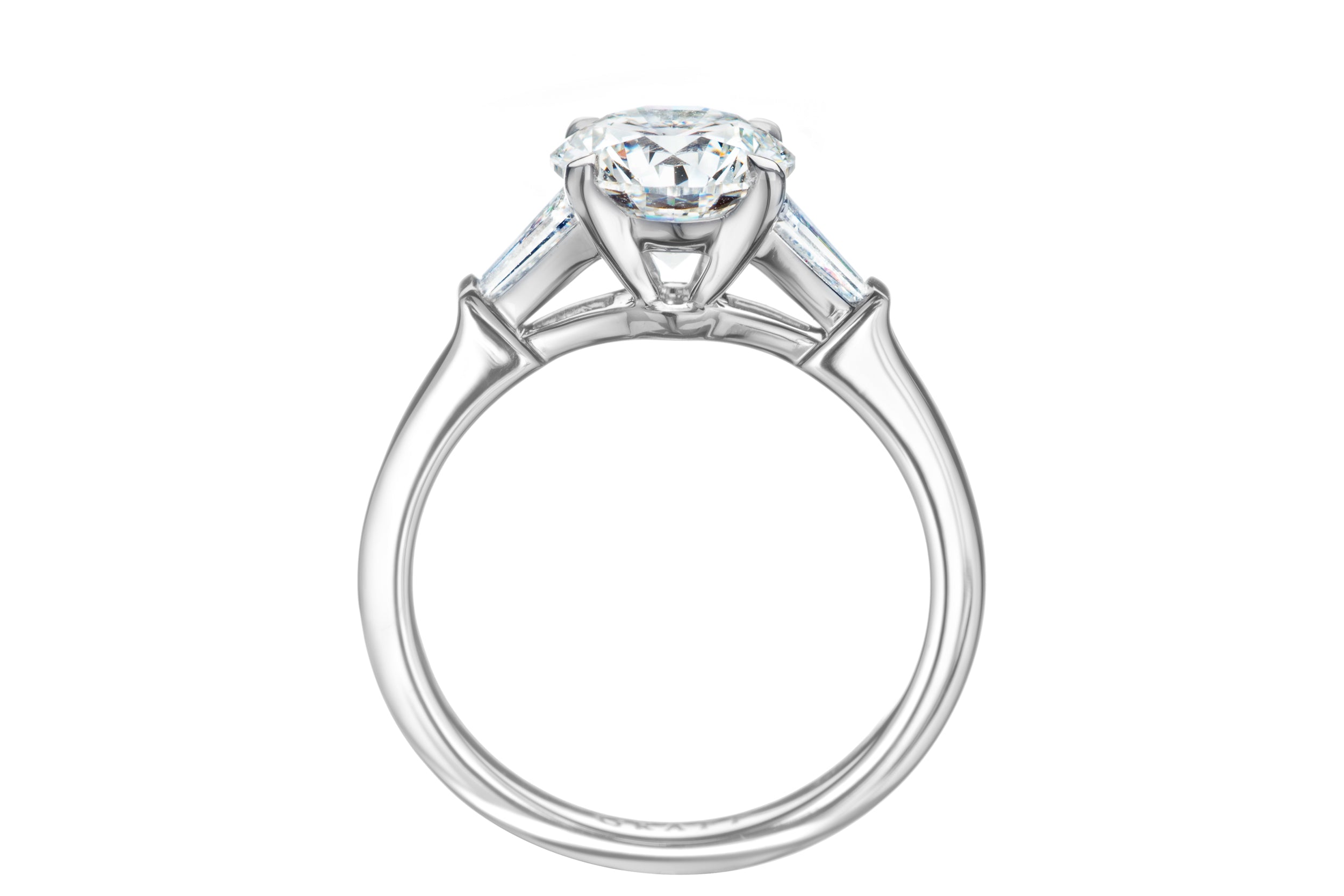 Graff Platinum Diamond Ring for Women - Elegant Wedding, Engagement & Anniversary Jewelry Gift