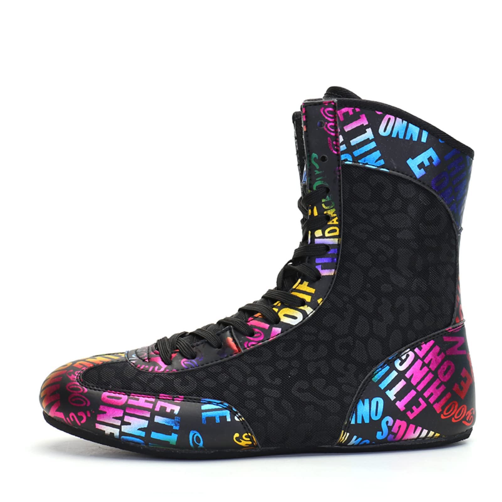 Best Wrestling Shoes for Men & Women - High Top Boxing Gym Trainers, Weightlifting & Fitness Sneakers for Bodybuilding - Comfortable & Durable for MMA, CrossFit & Gym Workouts