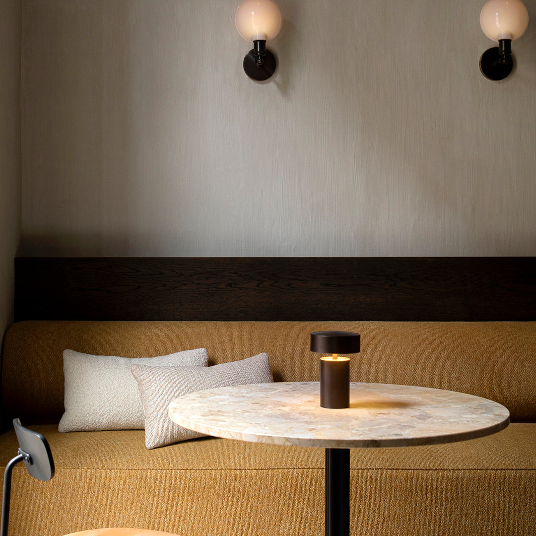 Modern LED Column Table Lamp - Adjustable Brightness for Bedroom, Office & Living Room - Energy Efficient Reading & Ambient Lighting