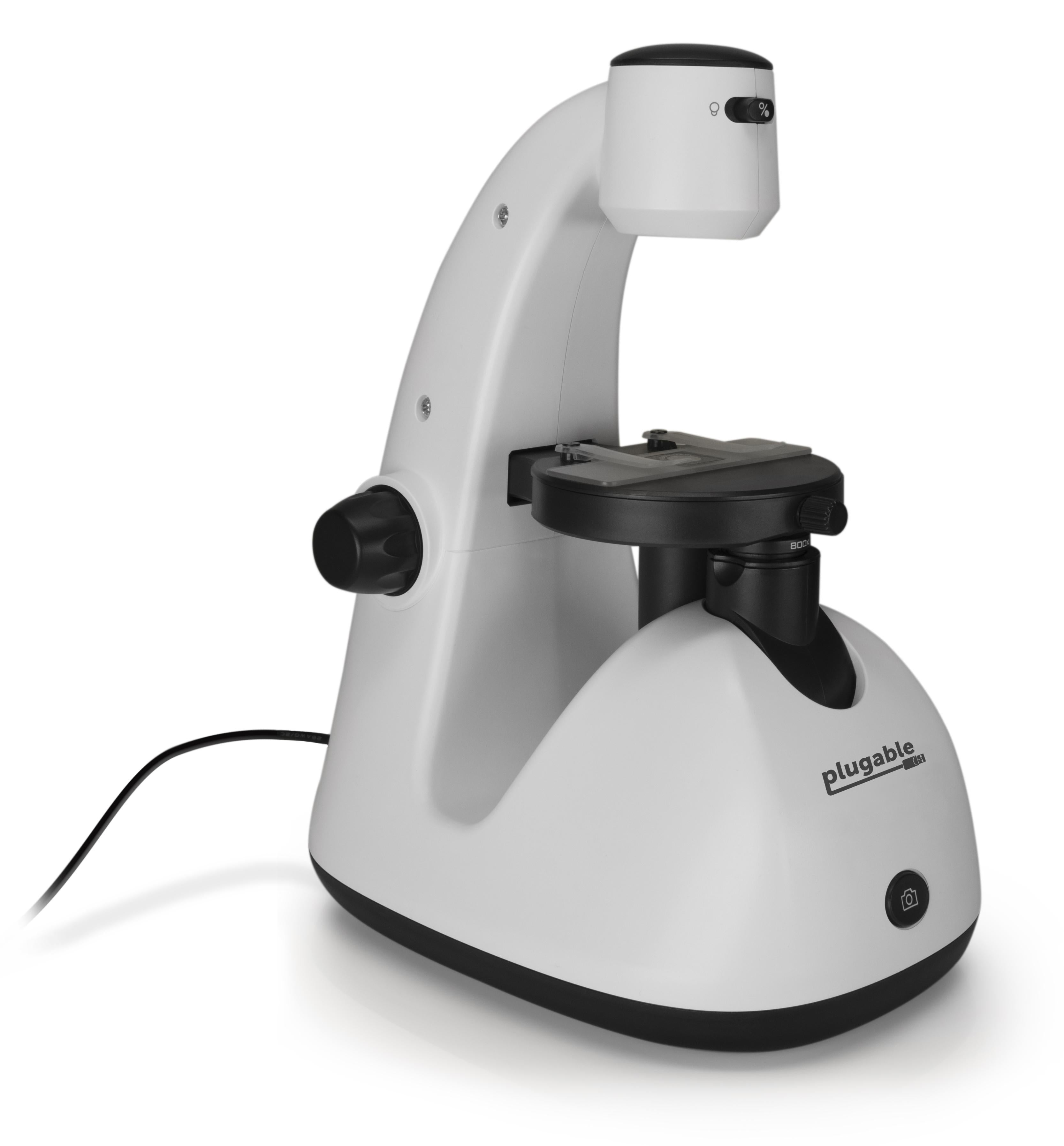 Plugable 800x Digital USB Microscope with Inverted & Optical Lens - Perfect for Electronics Repair, Jewelry Inspection, and Science Education
