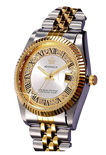 Men Silver Gold White