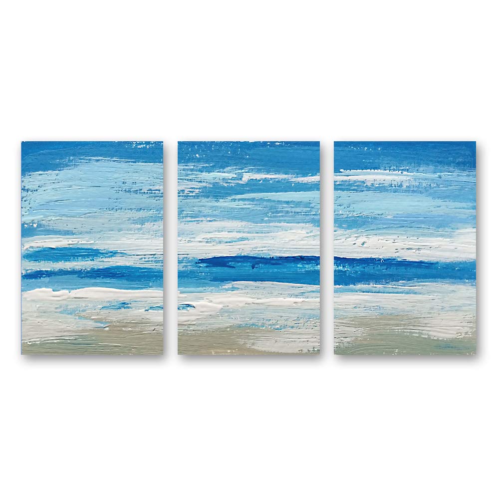 Wall26 Abstract Color 3-Panel Canvas Wall Art - 24x36 Inch Framed Paintings for Bedroom & Living Room Decor | Modern Home Wall Decor | Perfect for Housewarming Gifts & Interior Design
