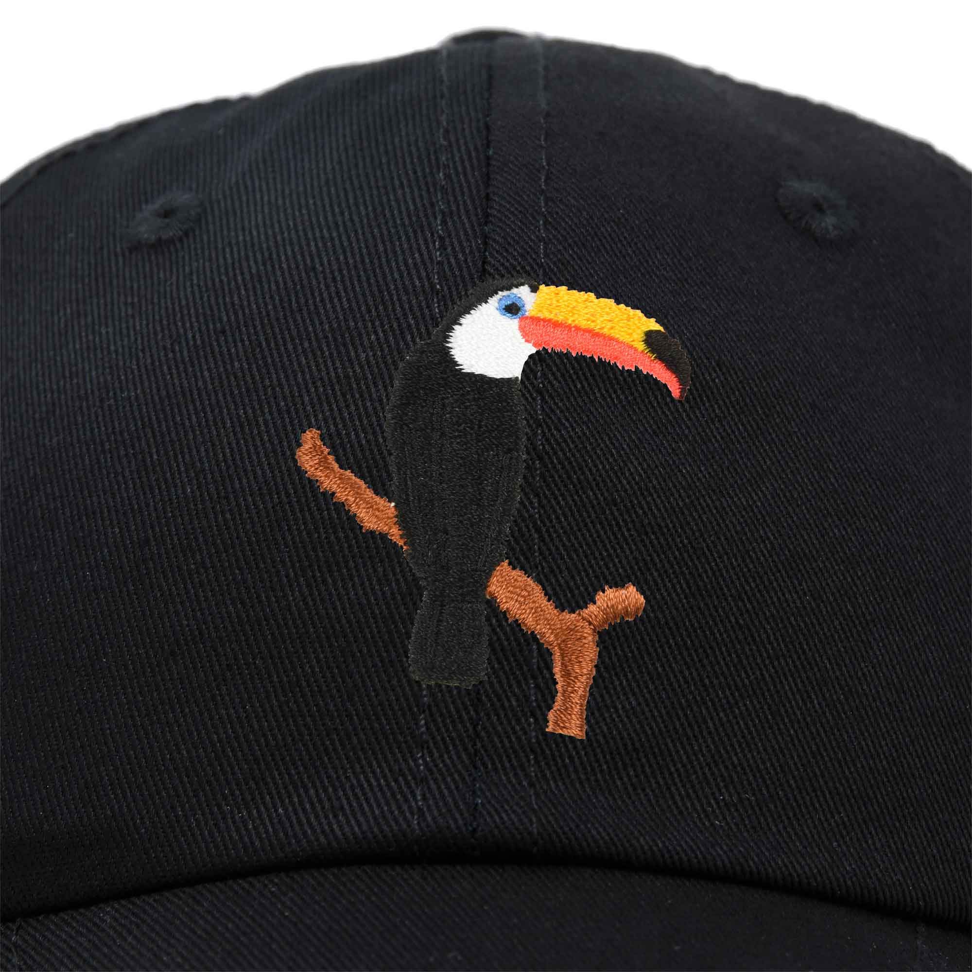 DALIX Embroidered Toco Toucan Baseball Cap for Women - Stylish Adjustable Sun Hat for Bird Watching, Outdoor Adventures & Casual Wear