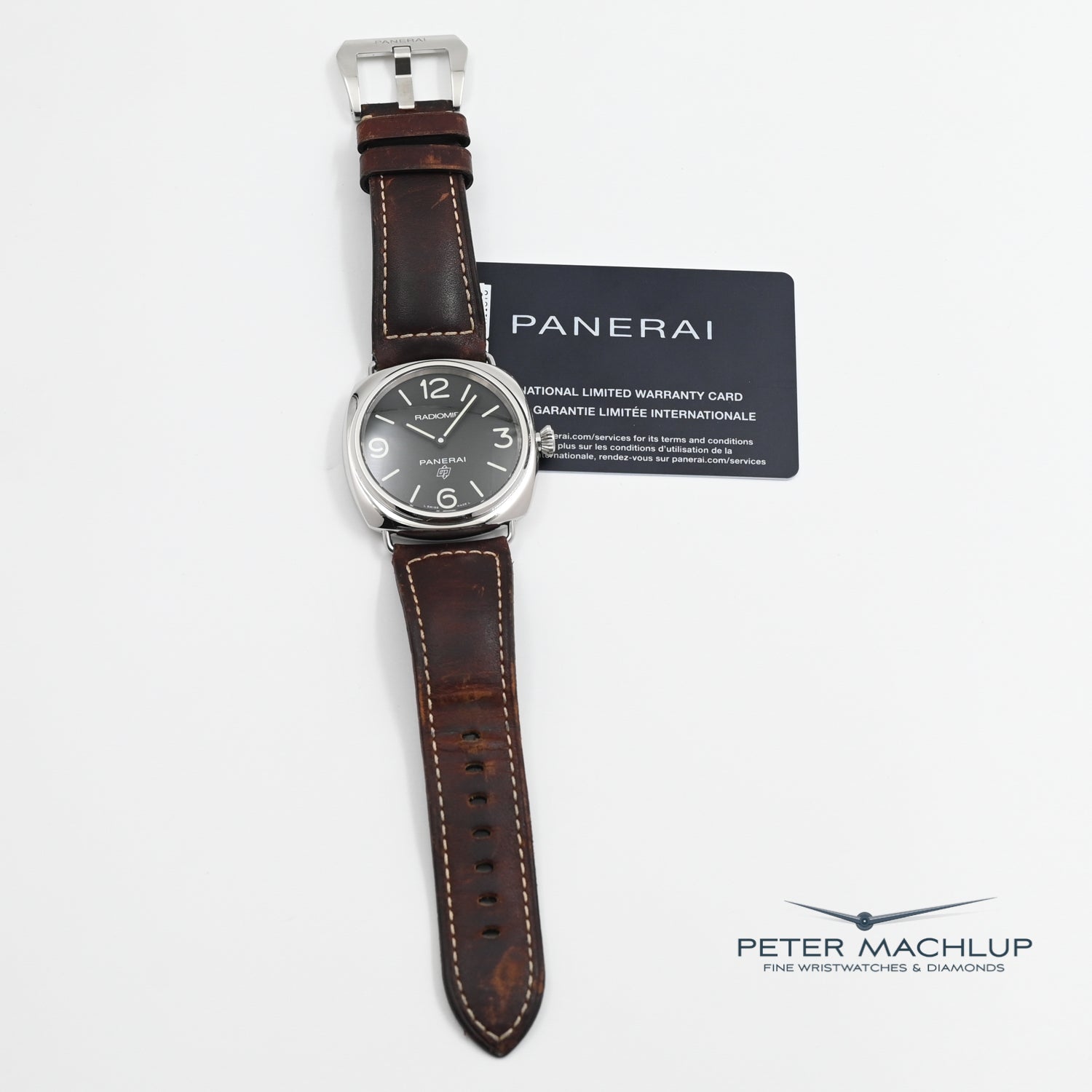Panerai Radiomir Base Logo 2023 - Luxury Automatic Watch for Men - Waterproof & Stainless Steel - Perfect for Business, Formal Events & Collectors
