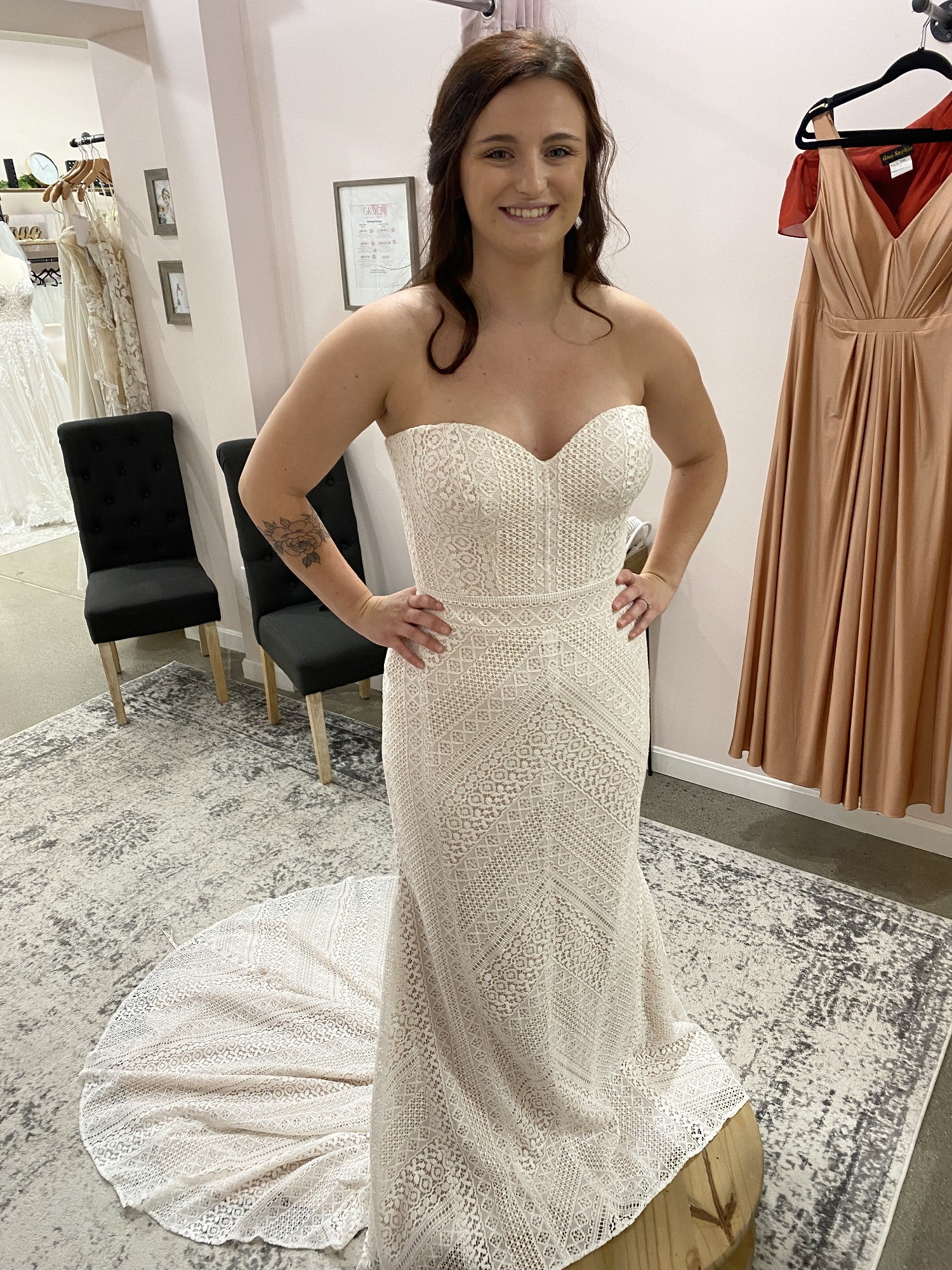 Maggie Sottero Dover Wedding Dress - Elegant Lace Bridal Gown for Church Ceremony & Formal Reception