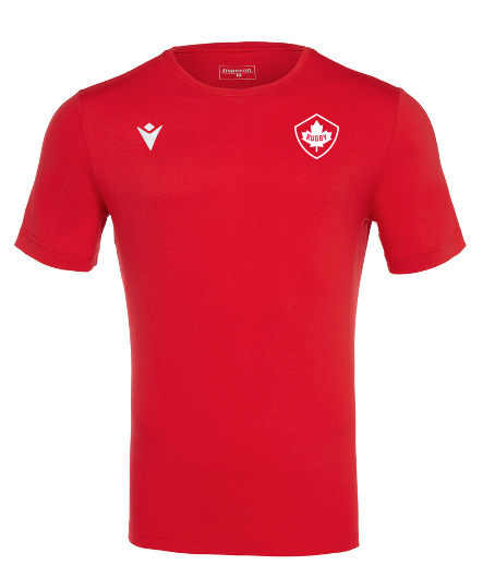 Canada Boost Red T-Shirt for Men - Comfortable Cotton Tee for Casual Wear, Gym & Outdoor Activities