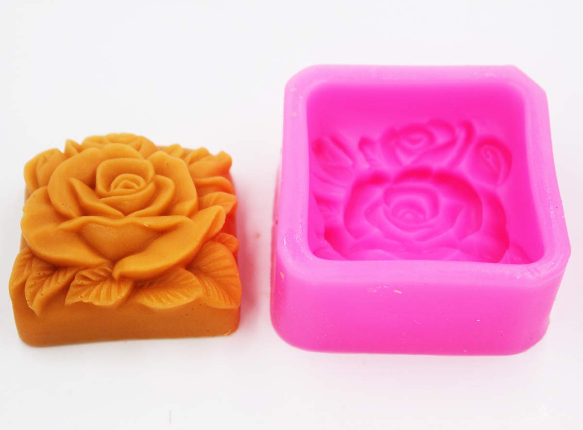 Longzang S0236 Silicone Soap Mold - DIY Handmade Craft Art Soap Making Kit for Bath Bombs, Candles & Resin - Perfect for Home Spa, Gifts & DIY Projects