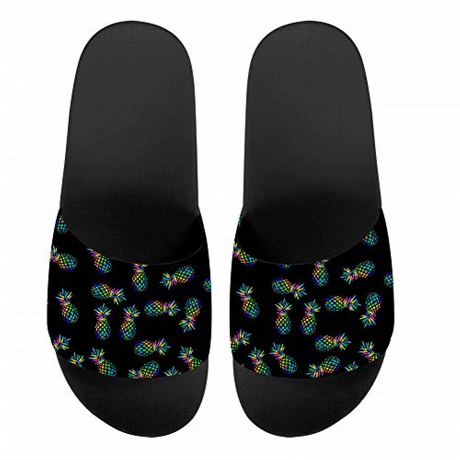FOR U DESIGNS Women's Summer Sandals - Comfortable Slide Slippers for Indoor/Outdoor Use - Non-Slip House Shoes for Beach, Hotel & Home Wear - Breathable Casual Footwear for Relaxation & Vacation