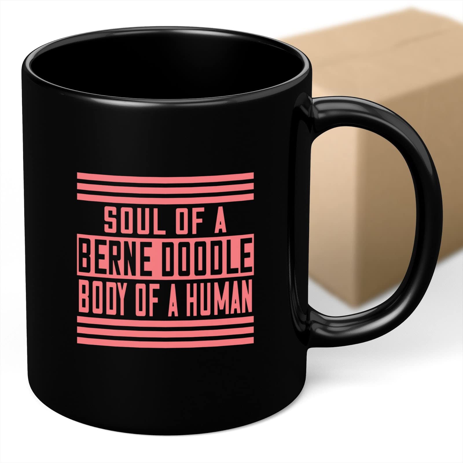 Funny Bernedoodle Coffee Mug - Perfect Gift for Dog Lovers, Family, Coworkers, Father & Mother | Holiday, Birthday & New Year Present | Cute Bernedoodle Design for Coffee, Tea & Hot Drinks at Home or Office