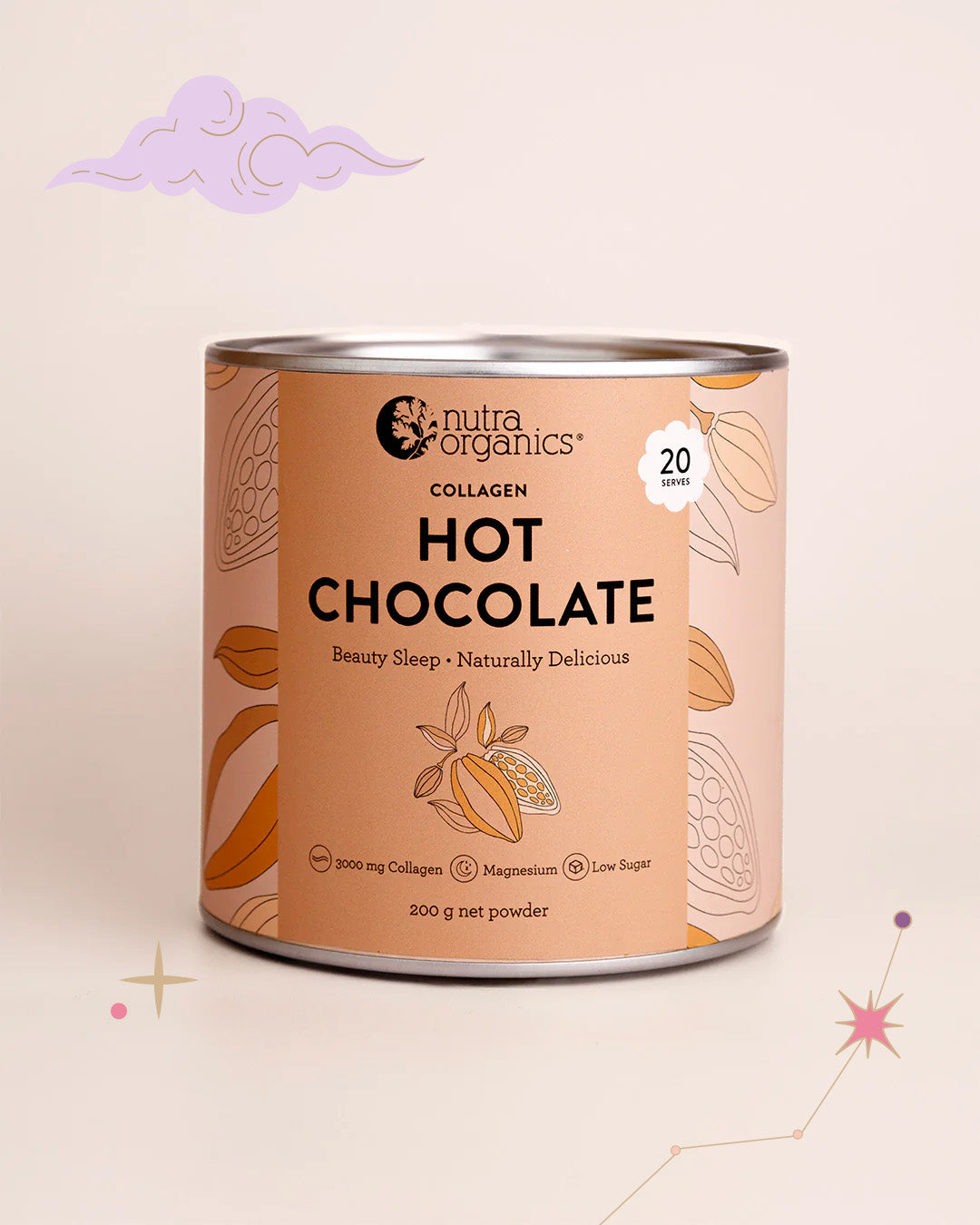 Premium Collagen Hot Chocolate Mix - Rich & Creamy with Hydrolyzed Collagen Peptides for Skin & Joint Support - Perfect for Cozy Nights, Gifts & Healthy Indulgence