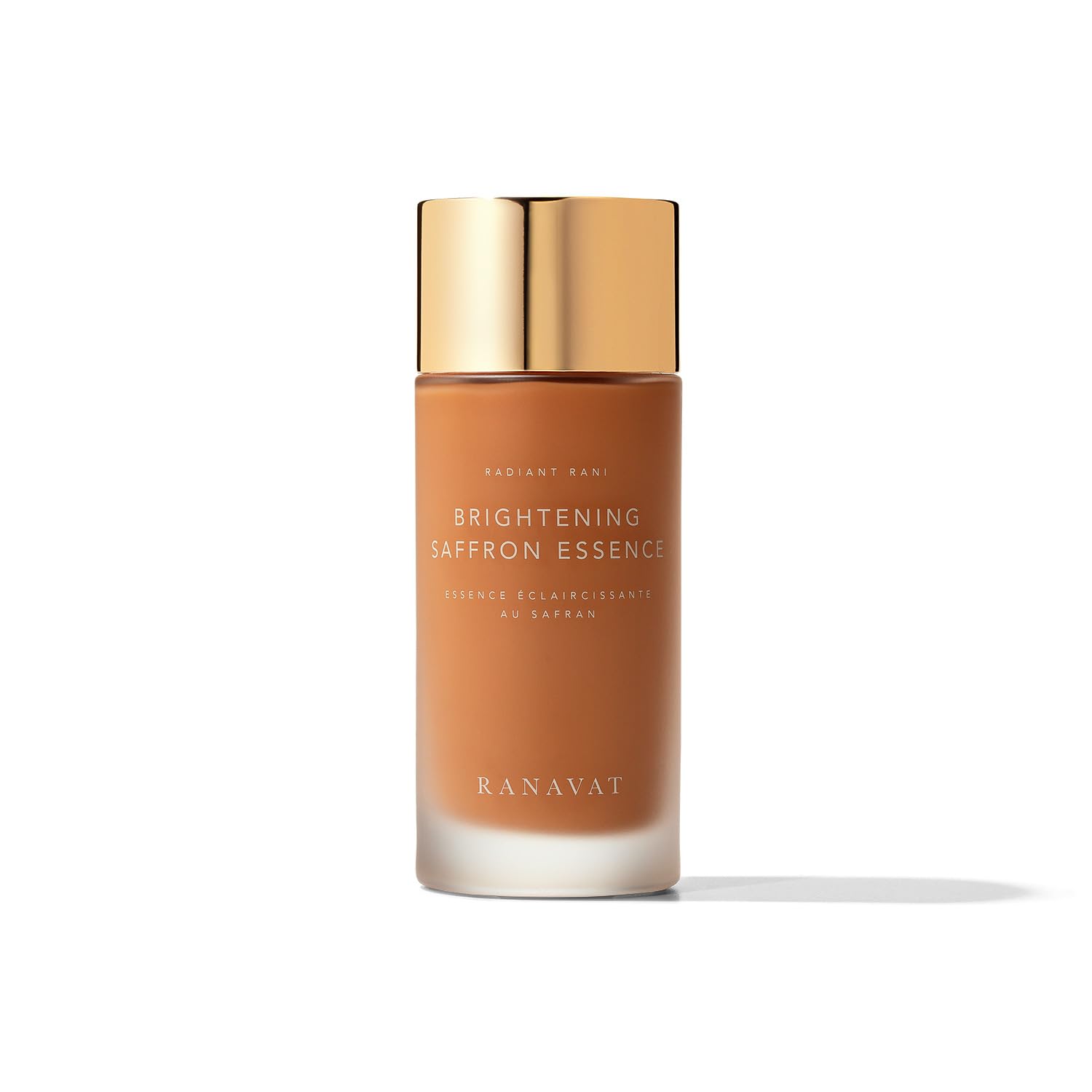 RANAVAT Radiant Rani Brightening Saffron Facial Essence - Hydrating Milk Toner with Niacinamide & Squalane for Moisturizing & Calming Skin - Dark Spot Treatment for Brighter Complexion - Perfect for Daily Skincare Routine & Nighttime Regimen (0.17 oz)