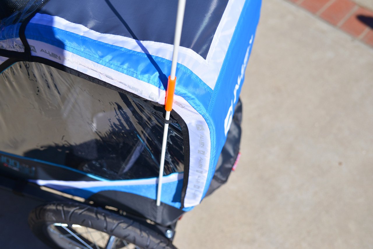 Allen Sports Deluxe Steel Child Bike Trailer - Lightweight & Durable for Toddlers - Perfect for Family Biking, Jogging, and Outdoor Adventures
