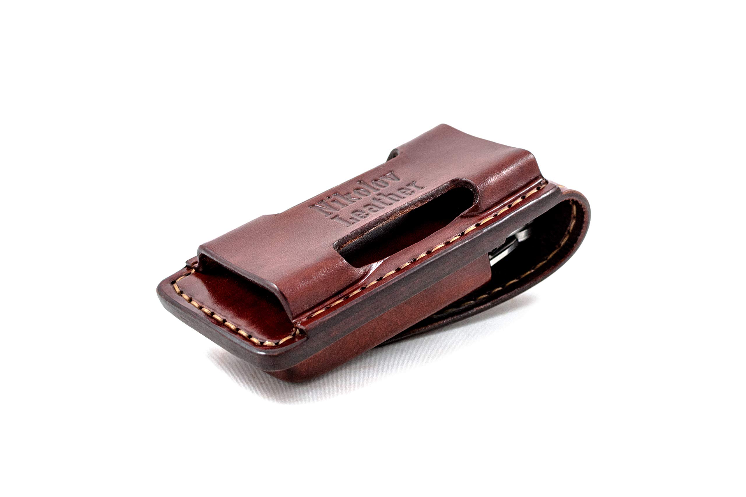 Premium Leather Sheath for Leatherman Wave - Durable Leather Multitool Holster & EDC Pouch - Perfect for Everyday Carry, Outdoor Adventures & Work Tools Organization