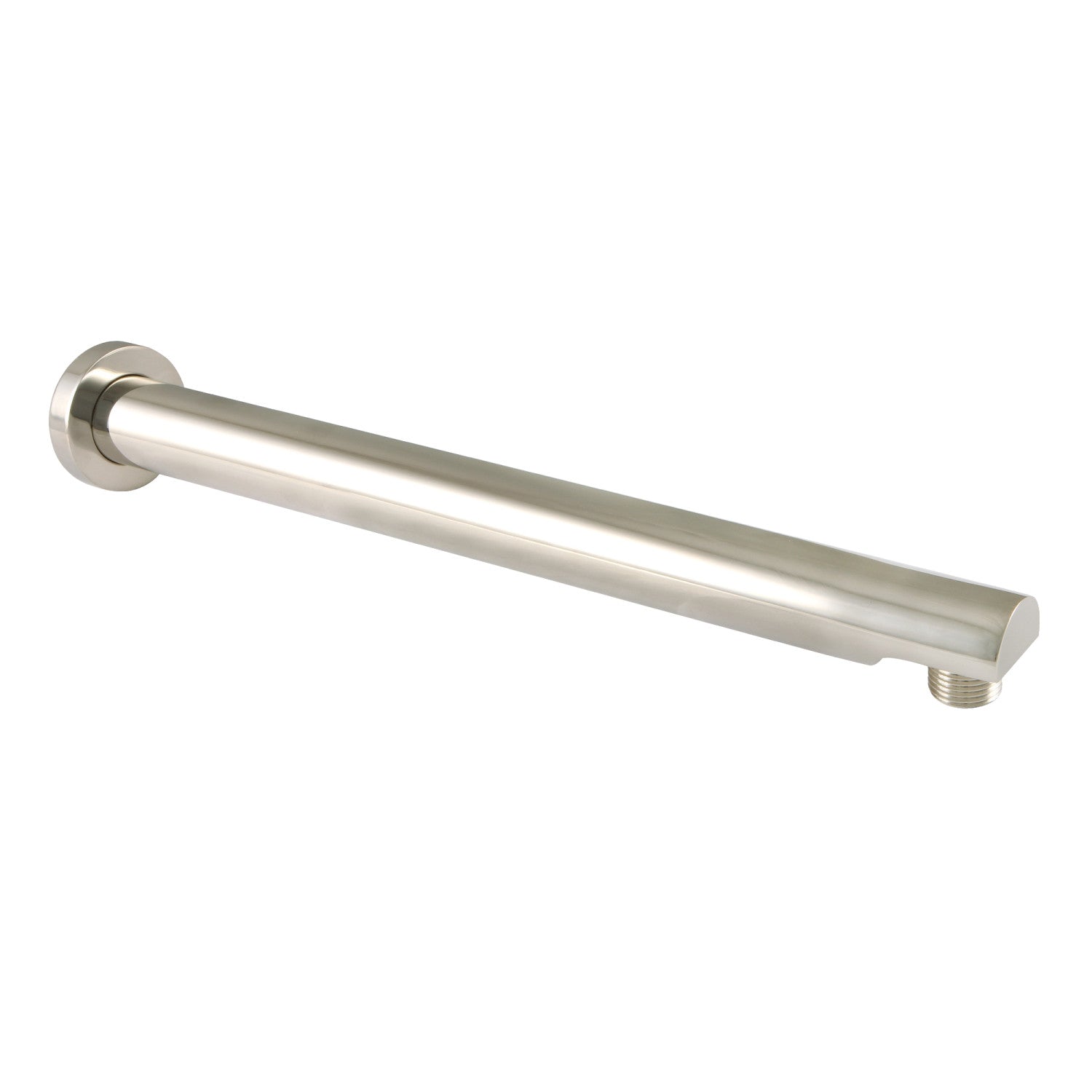 AquaElements K8113E6 13 Inch Rain Drop Shower Arm with Flange in Polished Nickel - Perfect for Modern Bathroom & Spa Shower Upgrades