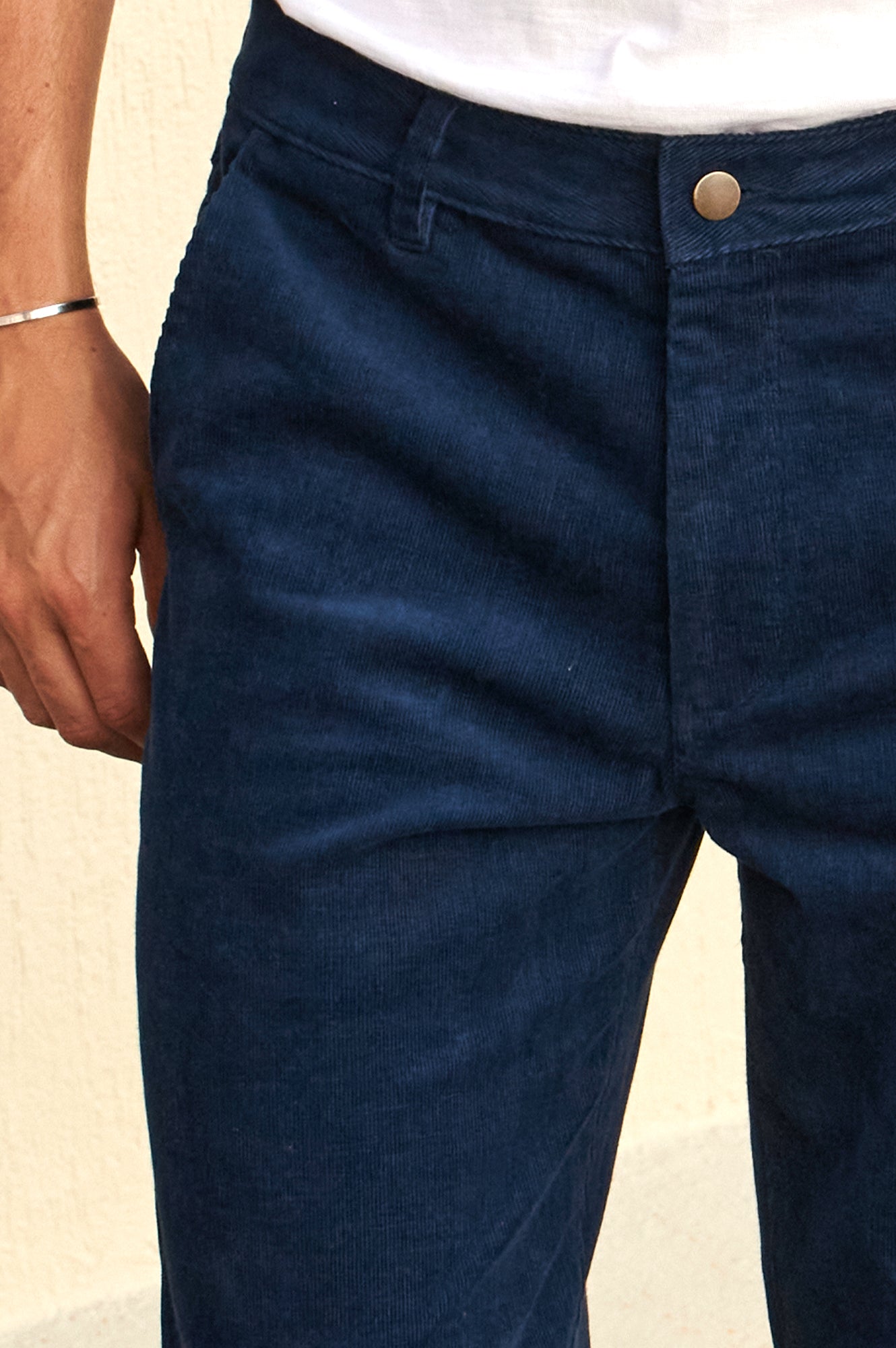 Men's Navy Corduroy Pants - Comfortable & Stylish Casual Trousers for Everyday Wear