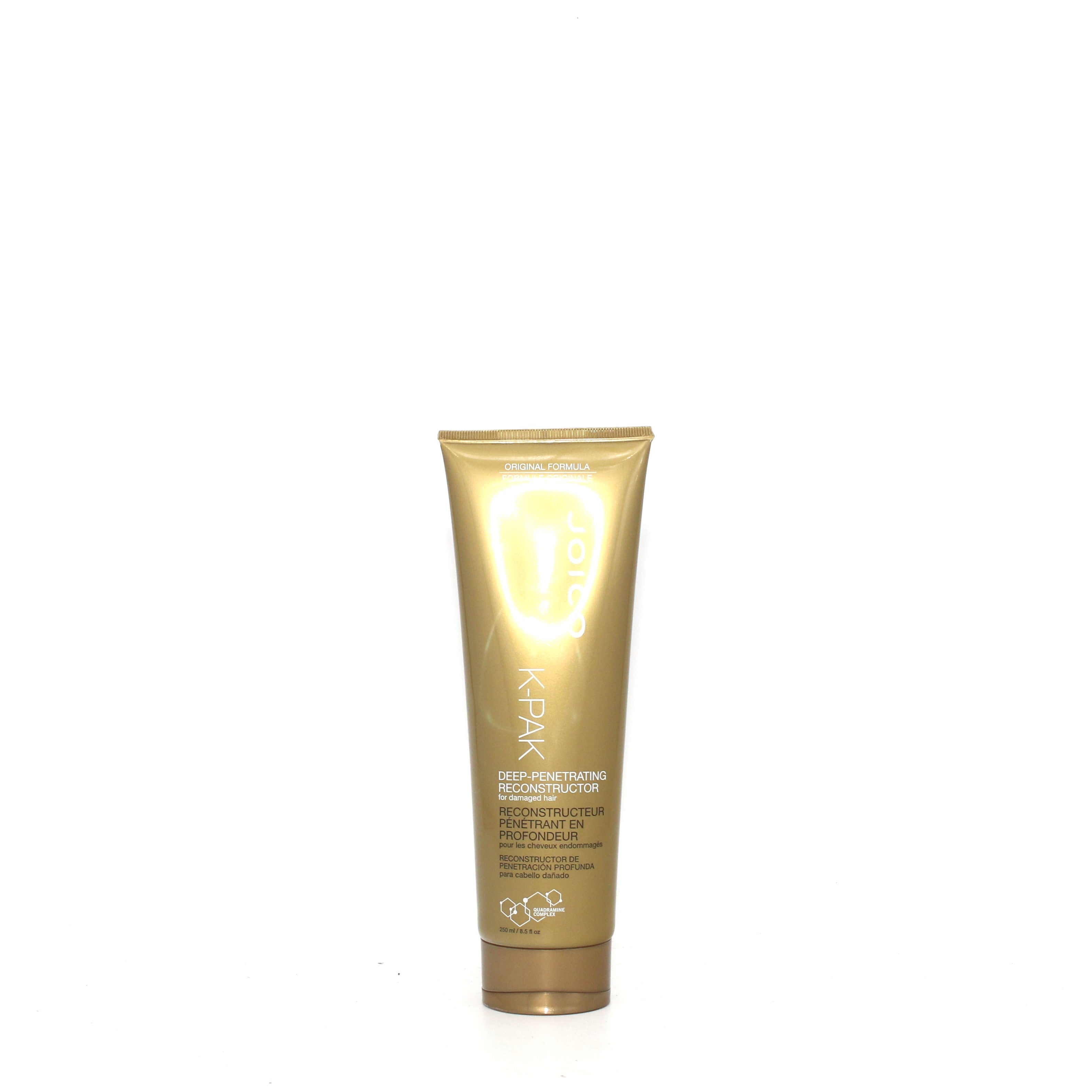 Joico K-Pak Deep Penetrating Reconstructor - 8.5 oz Hair Repair Treatment for Damaged, Dry & Brittle Hair | Professional Salon Quality | Restores Strength & Shine for Color-Treated, Chemically Processed or Heat-Damaged Hair | Perfect for Daily Use & Post-Styling Recovery