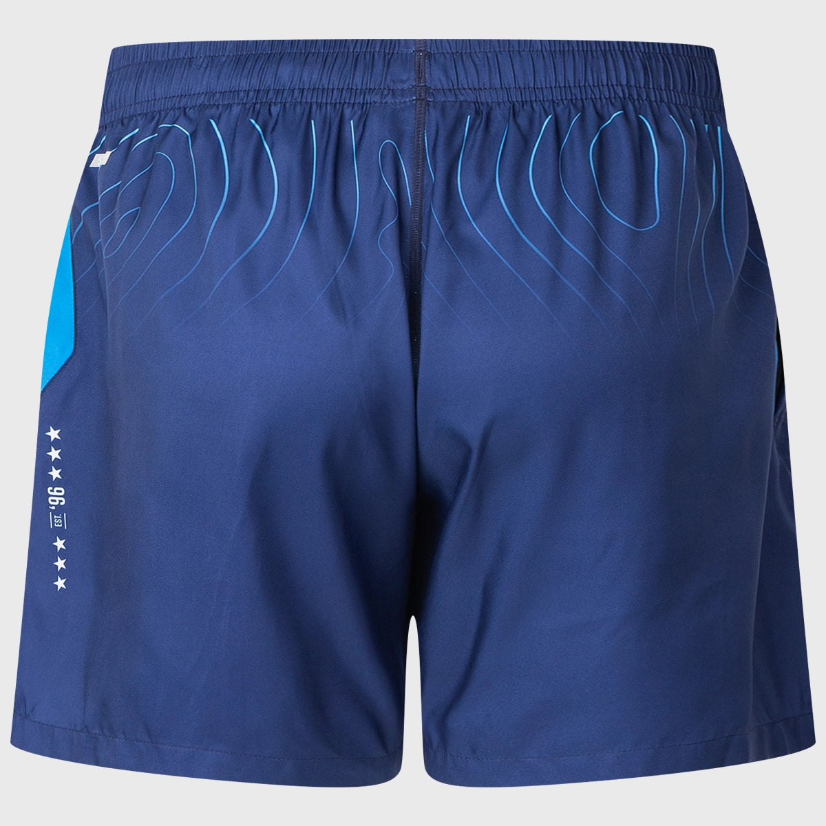 2025 Classic Blue Super Rugby Performance Gym Shorts for Men - Breathable & Quick-Dry Athletic Shorts for Training, Running, and Workouts
