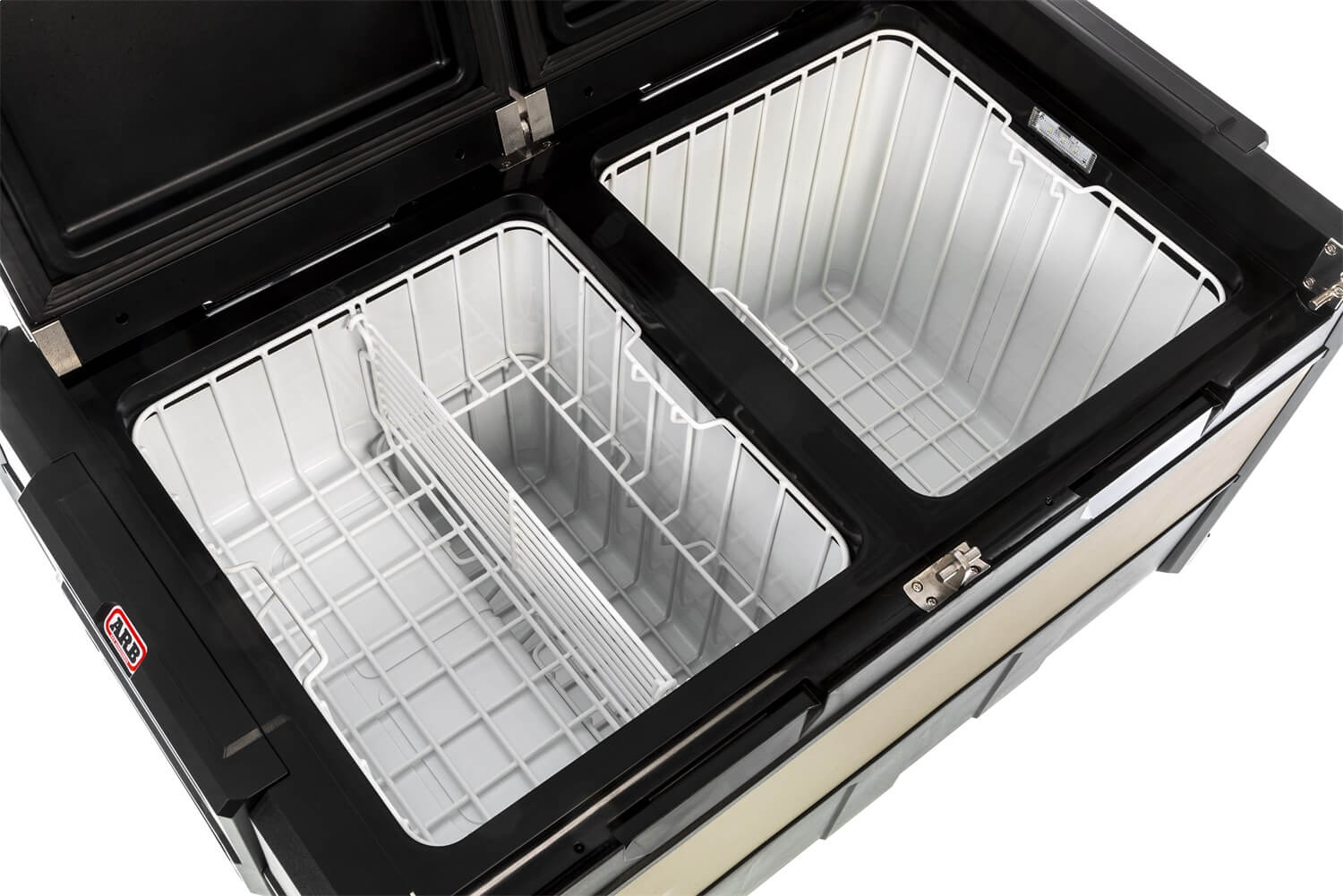101 Quart Portable Dual Zone Fridge Freezer - 12V/24V Car Refrigerator for Camping, Road Trips & Outdoor Adventures - Perfect for Food, Drinks & Medication Storage