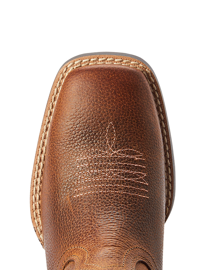 Ariat Kids Firecatcher Western Boots - Rowdy Brown - Durable Cowboy Boots for Boys & Girls - Perfect for Rodeo, Horse Riding & Western Fashion
