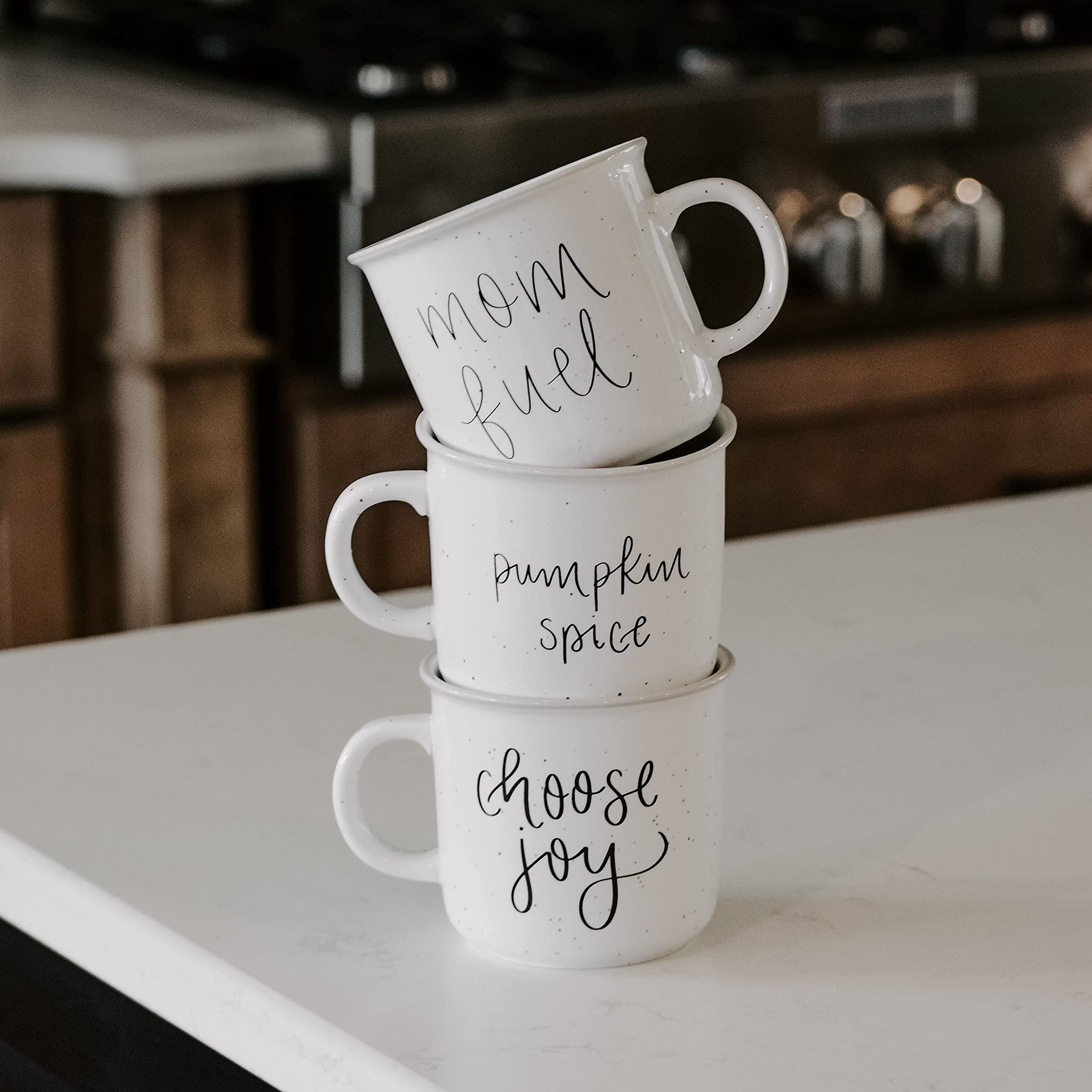 Sweet Water Decor Fall Coffee Mugs - 16oz Ceramic Campfire Coffee Cup for Autumn, Microwave & Dishwasher Safe - Perfect for Halloween, Pumpkin Spice Lattes & Thanksgiving (Pumpkin Spice) - Cozy Home Decor & Seasonal Gift Idea