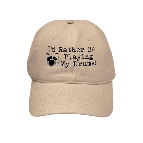 Khaki - Id Rather Be Playing My Drums Cap