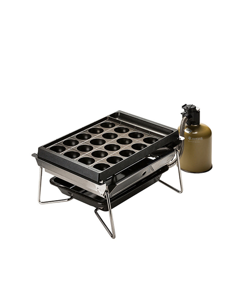Non-Stick Takoyaki Pan - Japanese Octopus Ball Maker Griddle for Perfect Homemade Takoyaki - Great for Home Cooking, Party Snacks & Asian Cuisine