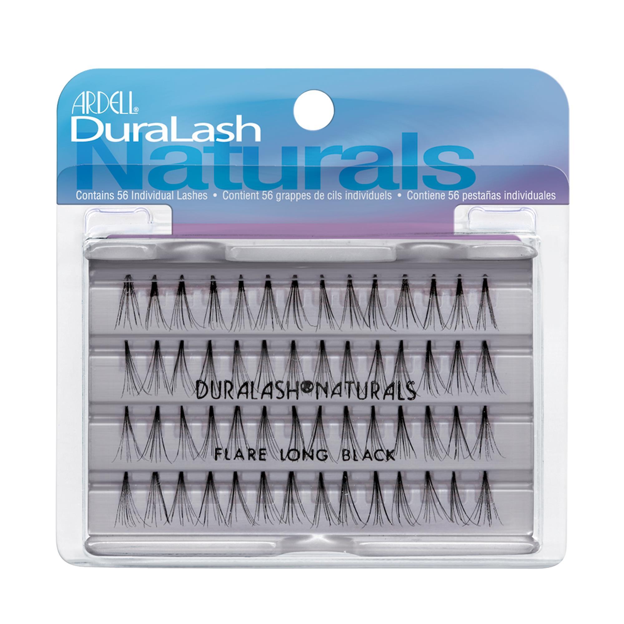 Ardell DuraLash Naturals Knot Free Individual False Eyelashes - Black Long Lashes for Natural Look | Perfect for Daily Wear, Special Occasions & Professional Makeup