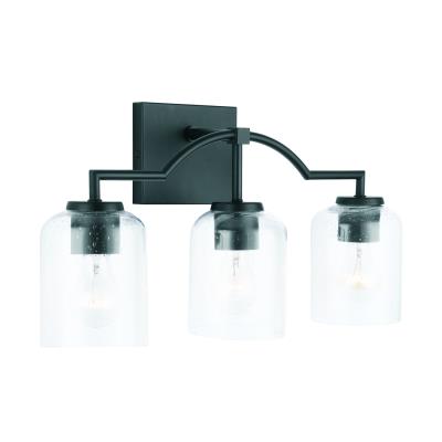 Anthony 3-Light Bathroom Vanity Light Fixture - Modern LED Wall Sconce for Makeup Mirror Lighting, Bedroom & Dressing Room Decor