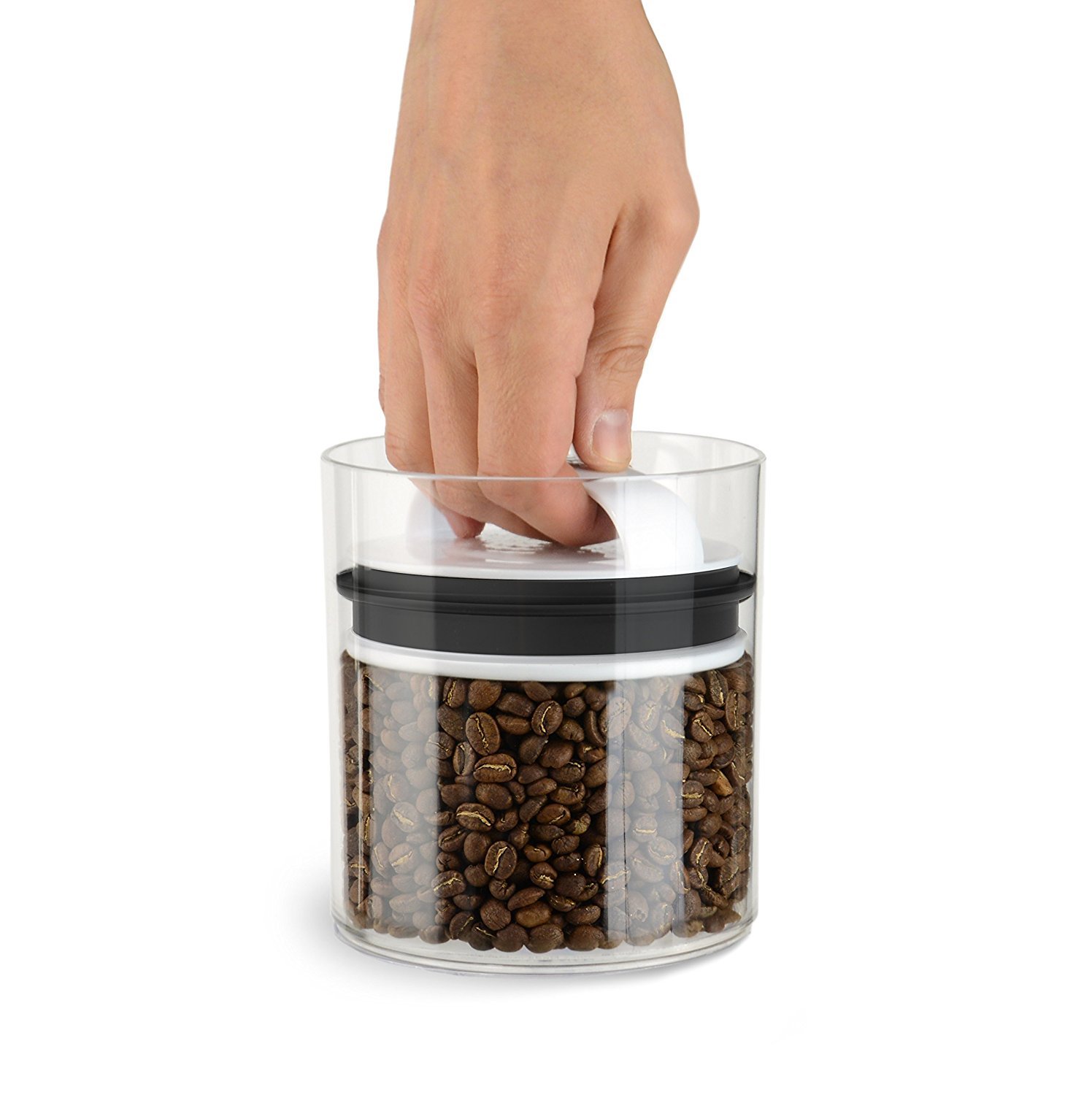 Prepara Evak Fresh Saver Plastic Food Storage Containers - 33 oz White Airtight Kitchen Organizer | Perfect for Meal Prep, Leftovers & Refrigerator Organization