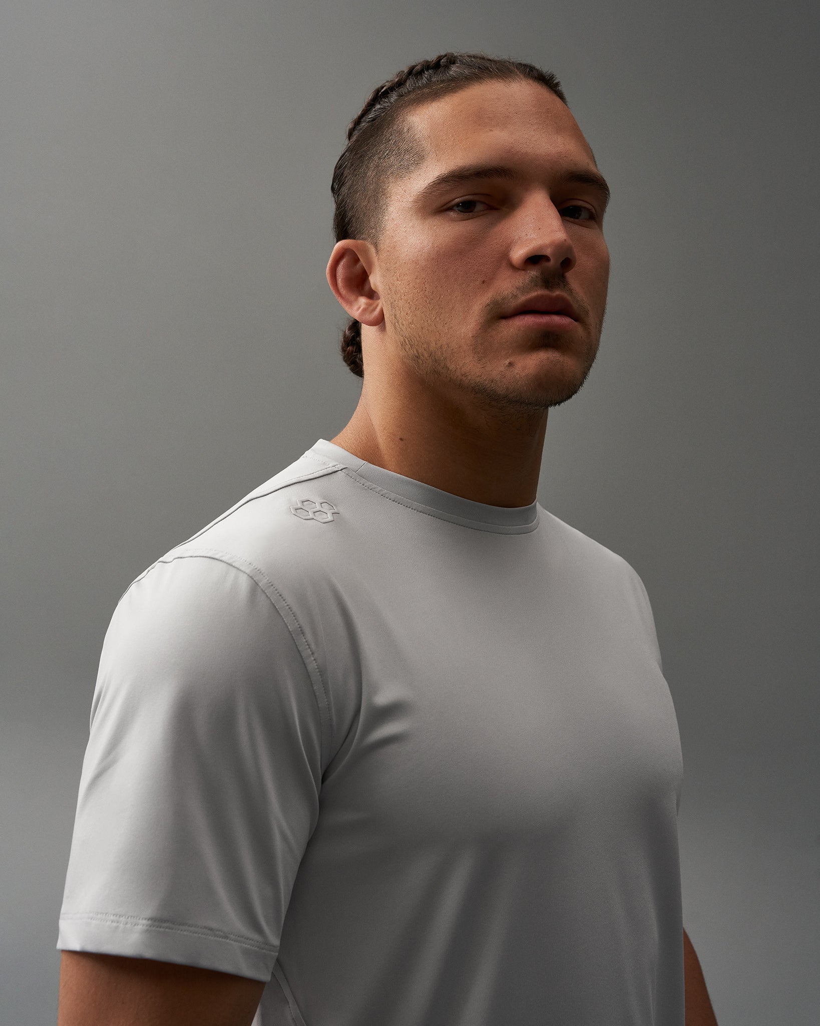 RUDIS Performance T-Shirt for Men & Women - Moisture-Wicking, Breathable Lunar Gray Activewear for Workouts & Training