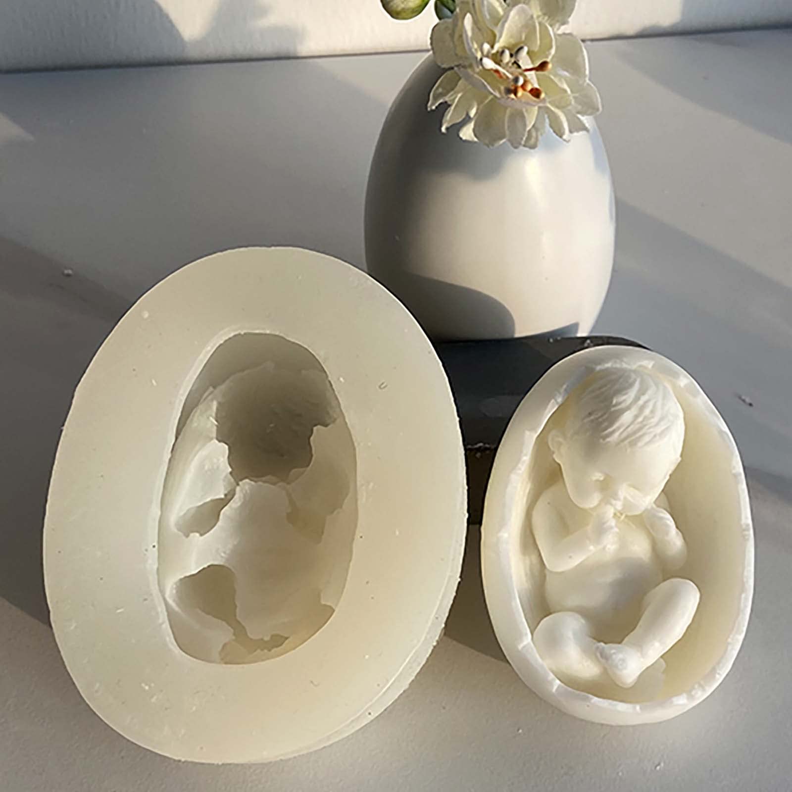 Premium Silicone Soap Molds for DIY Handmade Soap Making - 6 Cavity Craft Art Soap Molds (12168) - Perfect for Homemade Soaps, Wedding Favors, and Bathroom Decor