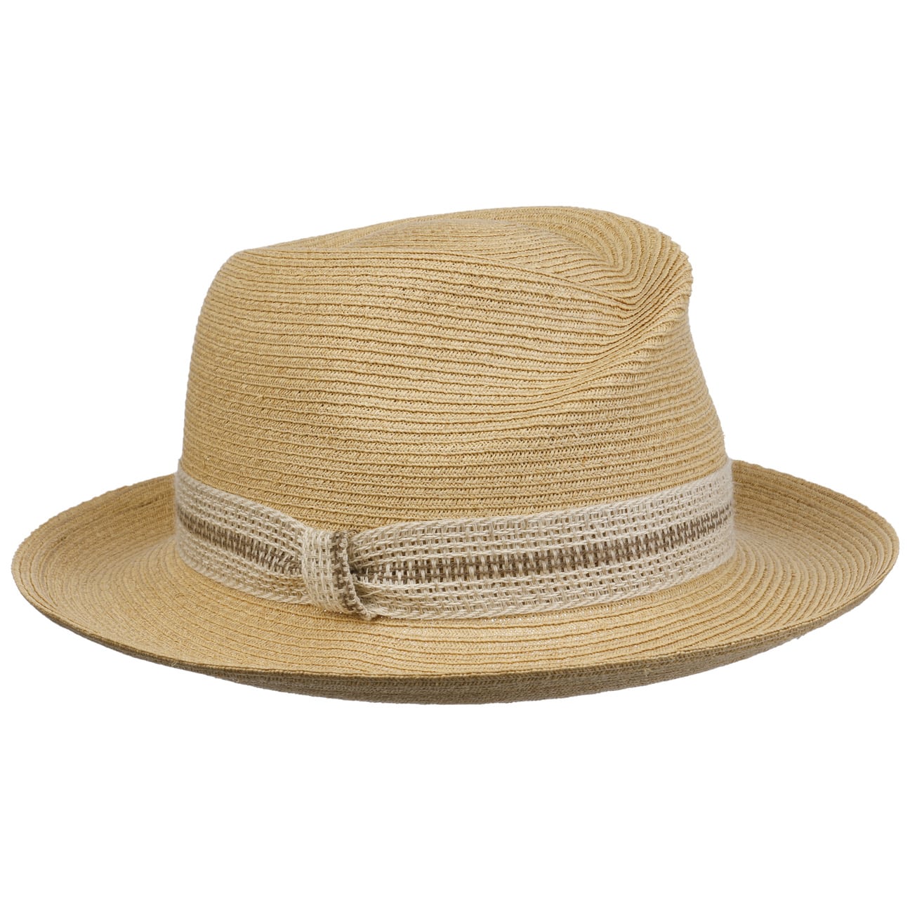 Stylish Simone Raffia Hat by Mayser - Women's Summer Wide Brim Sun Hat for Beach, Vacation & Outdoor Activities