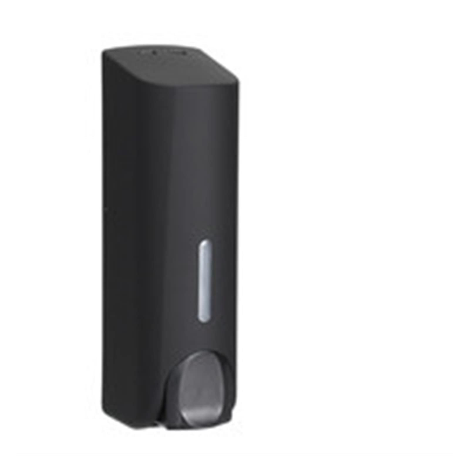 350ml Wall Mounted Liquid Soap Dispenser - Black, for Bathroom, Kitchen, Shower, Hotel - Perfect for Hand Soap, Shampoo, Lotion & Detergent Storage