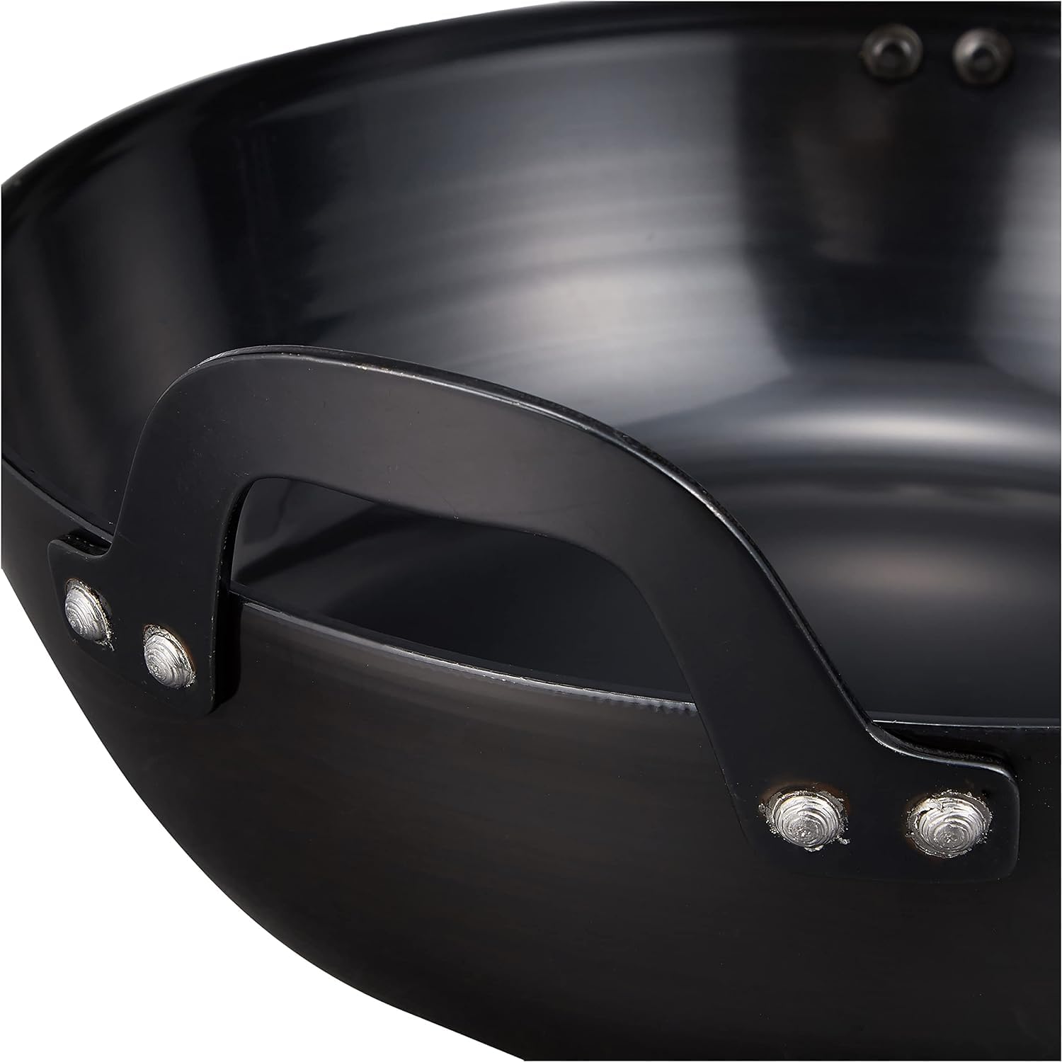 Endoshoji AAG09039 Professional Thick Plate Iron Frying Pan - 15.4 Inch (39cm) Japanese Made Skillet for High Heat Cooking, Steak, Stir Fry & Home Kitchen Use