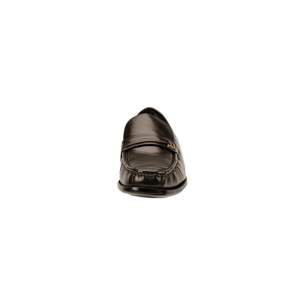Florsheim Riva Moc-Bit Loafers for Men - Genuine Leather Slip-On Shoes in Brown - Comfortable Casual & Business Dress Shoes for Office, Travel & Everyday Wear