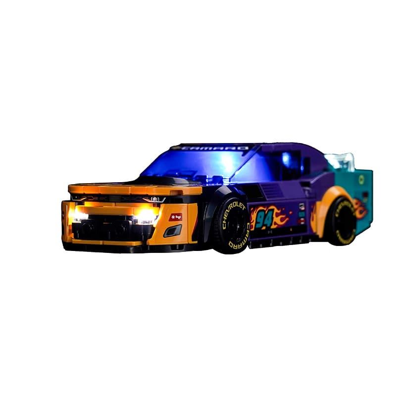 LEGO Speed Champions NASCAR Next Gen Chevrolet Camaro ZL1 76935 Light Kit - LED Building Bricks Accessories for Car Models | Perfect for Night Display & Collector Showcase