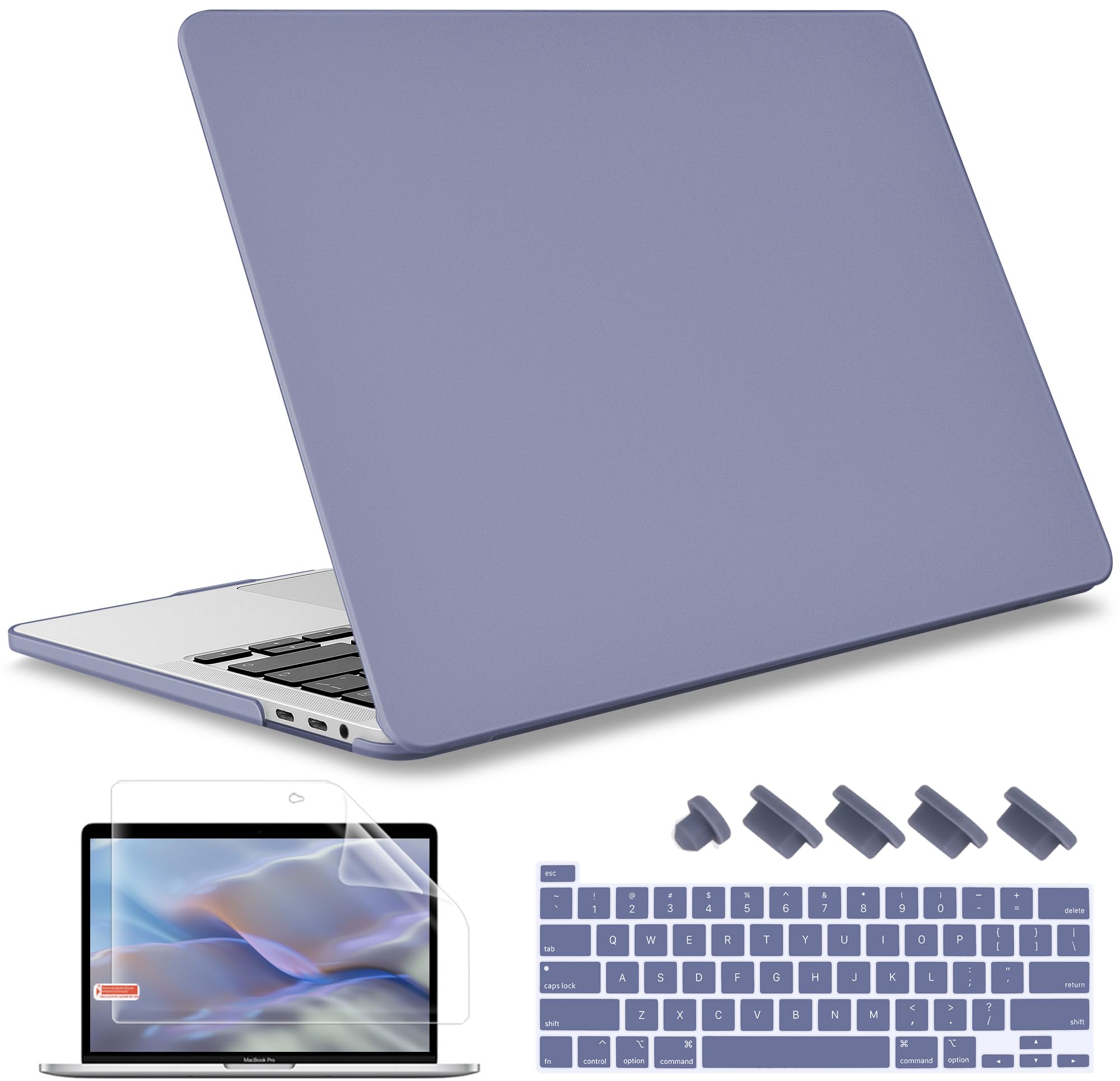 Durable MacBook Pro 16 inch Case (2019-2020 Model A2141) with Keyboard Cover & Screen Protector - Shockproof Hard Shell for New 16