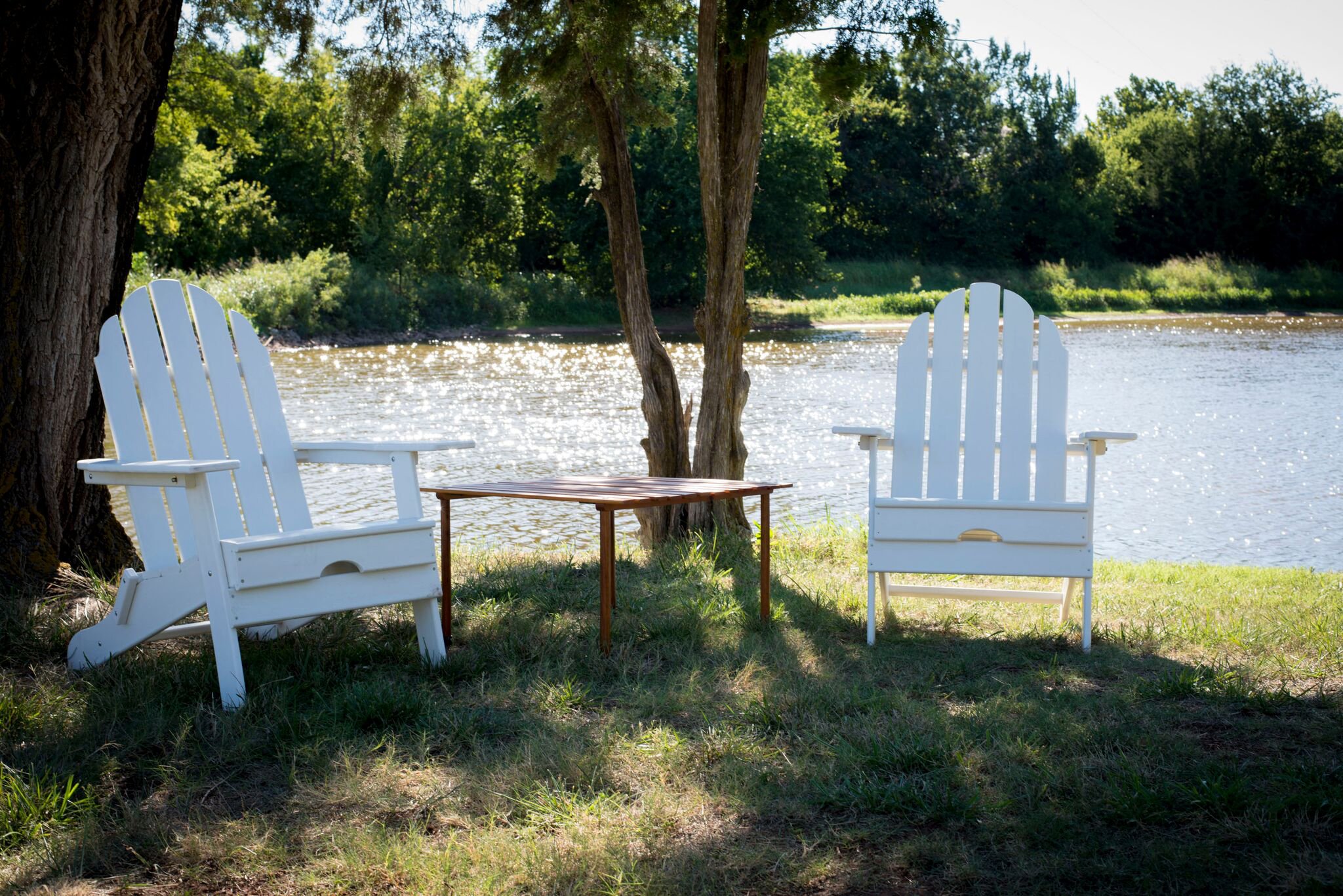 W2716 Original Low Wood Portable Table with Carrying Bag, Brown - Perfect for Picnics, Camping, and Outdoor Gatherings