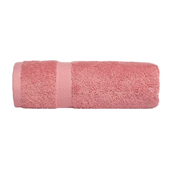 Premium 100% Combed Cotton Bath Towel Set - Ultra Soft & Absorbent Rose Pink Bath Sheet for Spa, Beach & Luxury Bathroom Decor