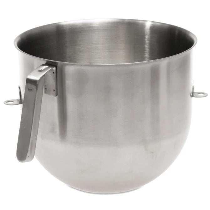 KitchenAid 8 Quart Stainless Steel Mixing Bowl for Commercial Stand Mixers - Perfect for Baking, Dough Kneading & Large Batch Cooking