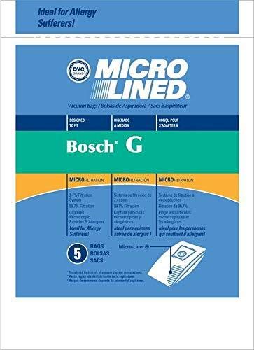 DVC Bosch G BO-14000 471437 Micro Allergen Vacuum Cleaner Bags - 150 Pack | Made in USA | HEPA Filtration for Dust Mites & Pet Dander | Compatible with Bosch Vacuum Cleaners | Ideal for Allergy Sufferers & Pet Owners